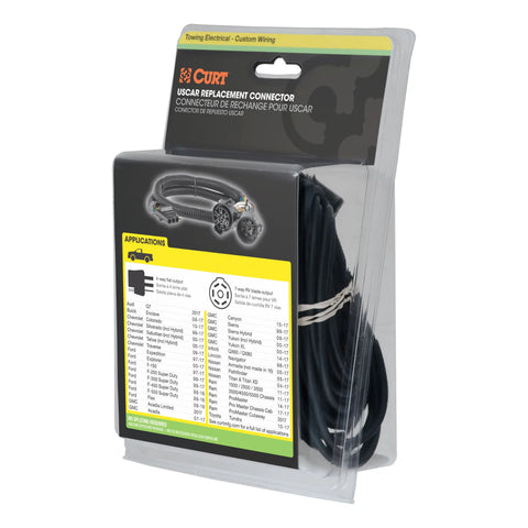 CURT 55384 - Replacement Vehicle-Side Custom USCAR 4-Pin Trailer Wiring Harness