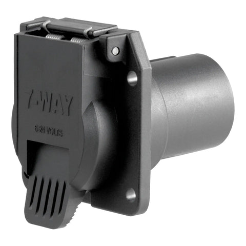CURT 55415 - Replacement OE 7-Way RV Blade Socket (Plugs into USCAR)