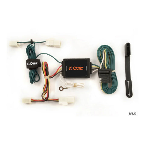 CURT 55522 - Custom Wiring Harness 4-Way Flat Output Select Toyota Matrix Echo