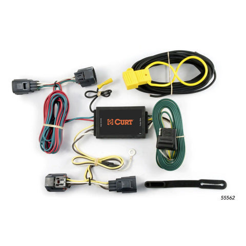 CURT 55562 - Custom Wiring Harness 4-Way Flat Output Select Dodge Magnum