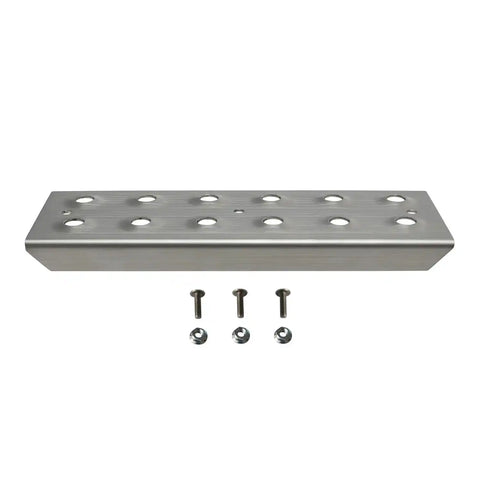 Westin 56-100006 - HDX Stainless Drop Replacement Step Plate Kit 6 in. w/Screws