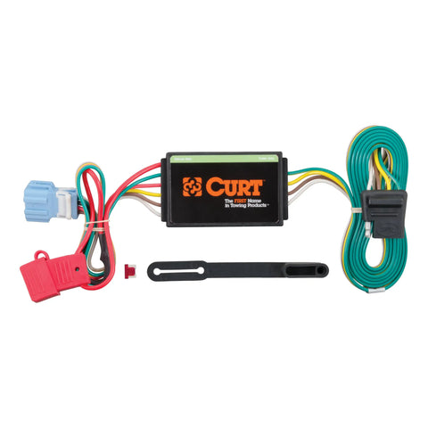 CURT 56008 - Custom 4-Flat Select Honda Accord Crosstour Acura RDX Tow Package Required