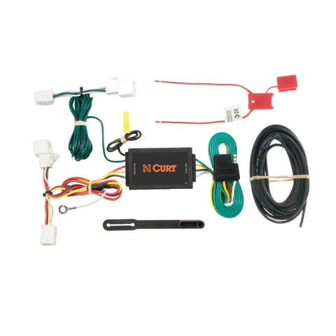 CURT 56016 - Custom Wiring Harness 4-Way Flat Output Select Mazda 2 Hatchback 5 CX-9