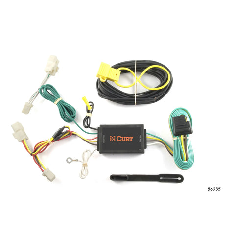 CURT 56035 - Custom Wiring 4-Way Flat Select Toyota Matrix Pontiac Vibe Scion xB