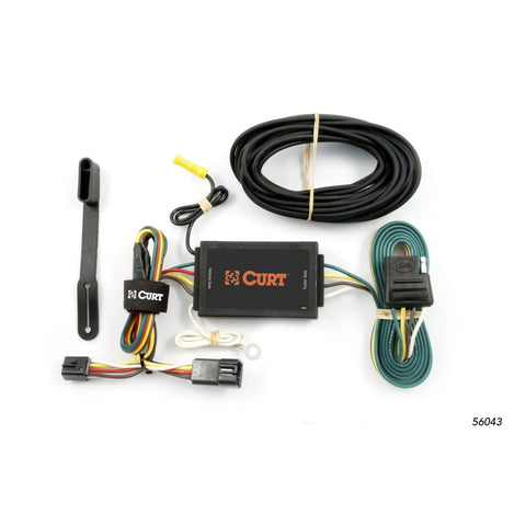 CURT 56043 - Custom Wiring Harness 4-Way Flat Output Select Cadillac CTS