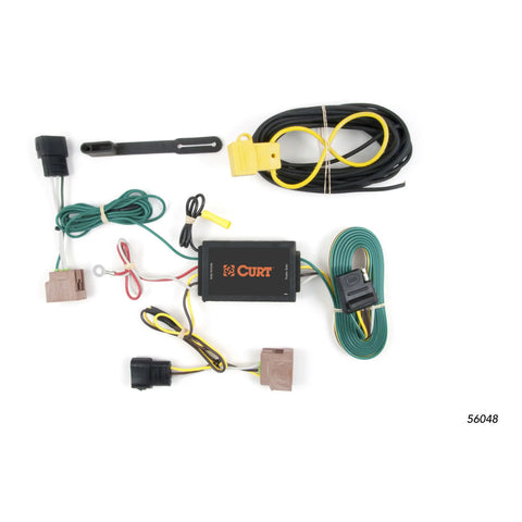 CURT 56048 - Custom Wiring Harness 4-Way Flat Output Select Ford Fusion