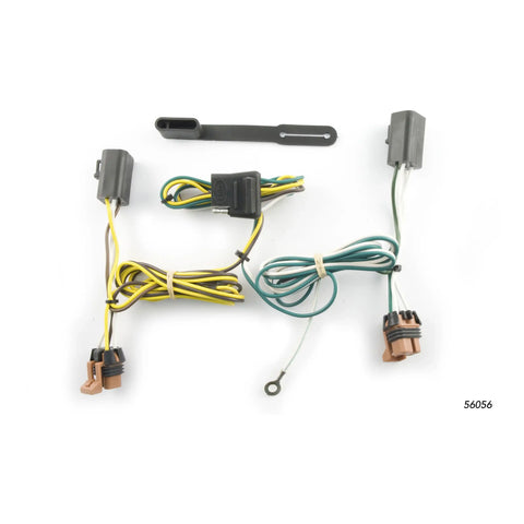 CURT 56056 - Custom Wiring Harness 4-Way Flat Output Select GMC Acadia