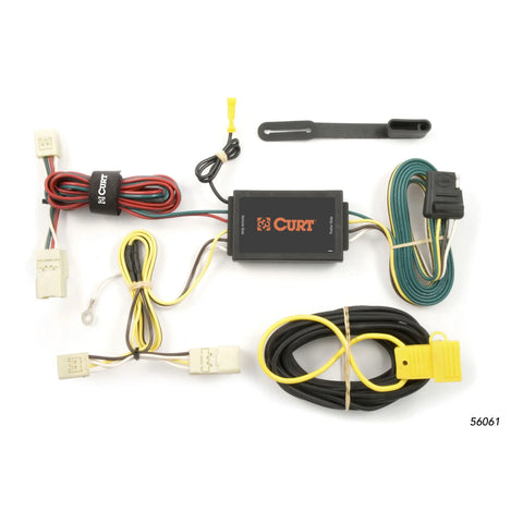 CURT 56061 - Custom Wiring Harness 4-Way Flat Output Select Subaru Impreza