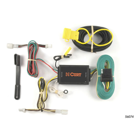 CURT 56074 - Custom Wiring Harness 4-Way Flat Output Select Infiniti FX35 FX37 FX50 QX70