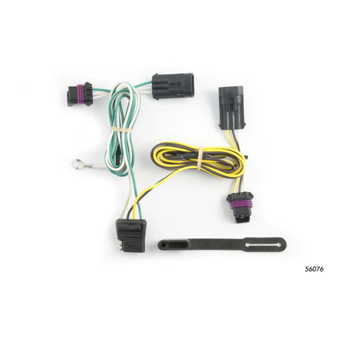 CURT 56076 - Custom Wiring Harness 4-Way Flat Output Select Pontiac Grand Prix