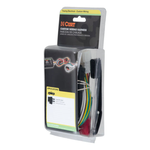 CURT 56082 - Custom Wiring Harness 4-Way Flat Output Select Mazda MX-5 Miata