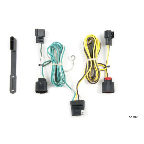 CURT 56109 - Custom Wiring Harness 4-Way Flat Select Dodge Journey without LED Lights