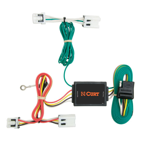 CURT 56124 - Custom Wiring Harness 4-Way Flat Output Select Nissan Juke