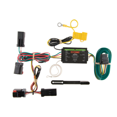 CURT 56145 - Custom Wiring Harness 4-Way Flat Output Select Chrysler 300