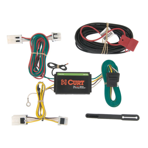 CURT 56148 - Custom Wiring Harness 4-Way Flat Output Select Nissan NV1500 NV2500 NV3500