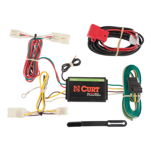 CURT 56165 - Custom Wiring Harness 4-Way Flat Output Select Toyota RAV4