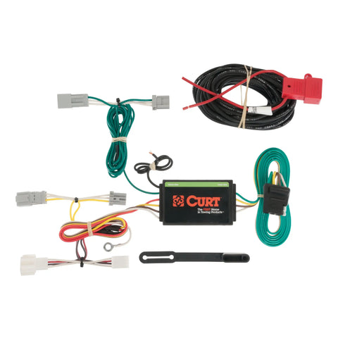 CURT 56173 - Custom Wiring 4-Way Flat Output Select Honda Accord with LED Taillights