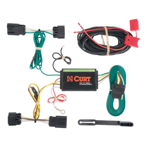 CURT 56179 - Custom Wiring Harness 4-Way Flat Output Select Dodge Dart