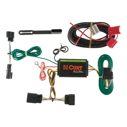 CURT 56180 - Custom Wiring Harness 4-Way Flat Output Select Cadillac ATS