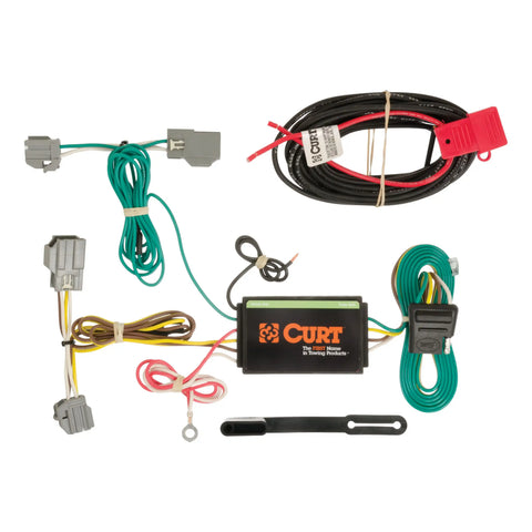 CURT 56188 - Custom Wiring Harness 4-Way Flat Output Select Chevrolet Impala