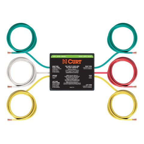 CURT 56196 - 2-to-3-Wire Taillight Converter