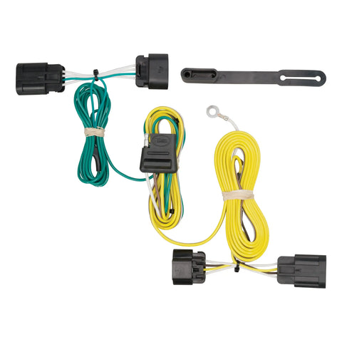 CURT 56197 - Custom Wiring Harness 4-Way Flat Output Select Chevrolet Camaro