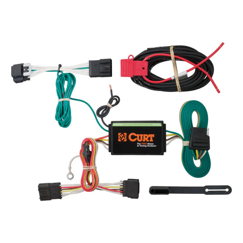 CURT 56216 - Custom Wiring Harness 4-Way Flat Output Select Buick Encore
