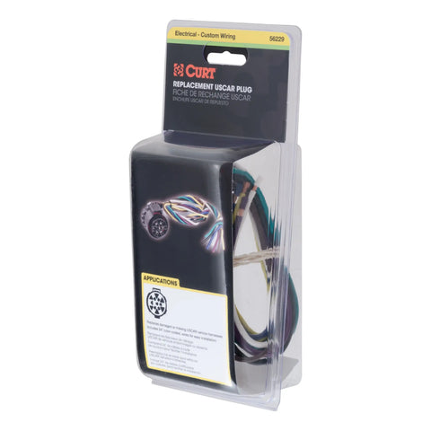 CURT 56229 - Replacement USCAR Socket with 24in. Wires (Vehicle Side)