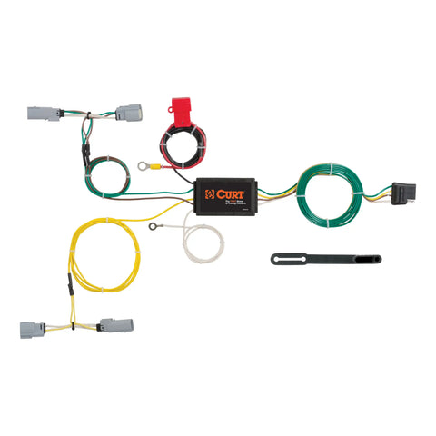 CURT 56230 - Custom Wiring Harness 4-Way Flat Output Select Dodge Challenger