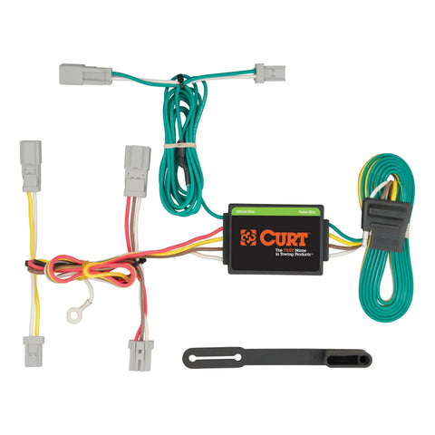 CURT 56231 - Custom Wiring Harness 4-Way Flat Output Select Acura TL