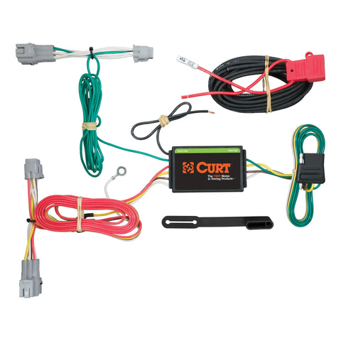 CURT 56243 - Custom Wiring Harness 4-Way Flat Output Select Subaru Crosstrek XV Hybrid