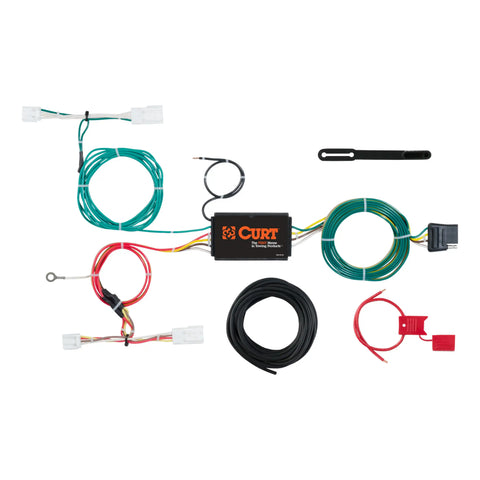 CURT 56268 - Custom Wiring Harness 4-Way Flat Output Select Lexus NX200t NX300h