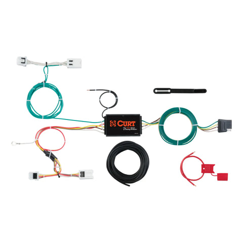 CURT 56279 - Custom Wiring 4-Way Flat Output Select Chevrolet City Express Nissan NV200