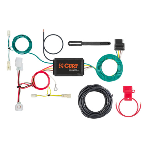 CURT 56280 - Vehicle-Side Custom 4-Pin Trailer Wiring Harness Fits Select Mazda 6
