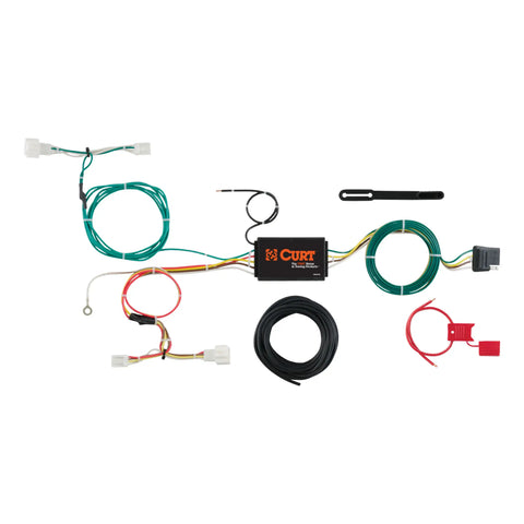 CURT 56284 - Custom Wiring Harness 4-Way Flat Output Select Honda HRV