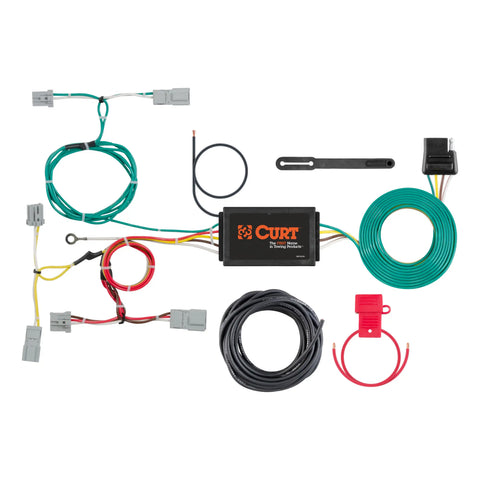 CURT 56310 - Custom Wiring Harness 4-Way Flat Output Select Mazda CX-5