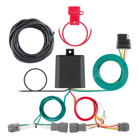 CURT 56348 - Custom Wiring Harness 4-Way Flat Output Select Hyundai Tucson