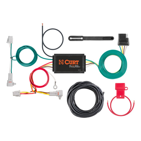 CURT 56367 - Custom Wiring Harness 4-Way Flat Output Select Subaru Impreza