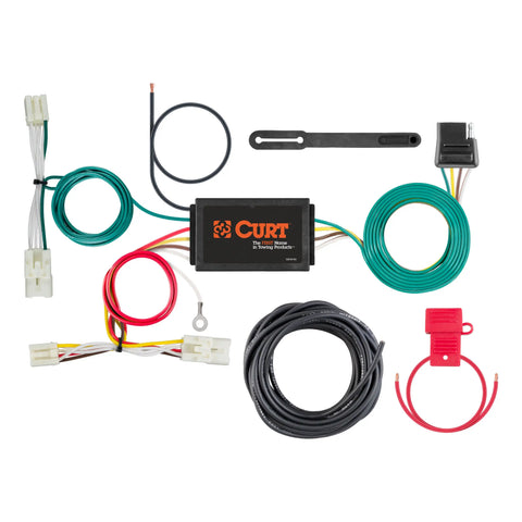CURT 56390 - Custom Wiring Harness 4-Way Flat Output Select Hyundai Sonata