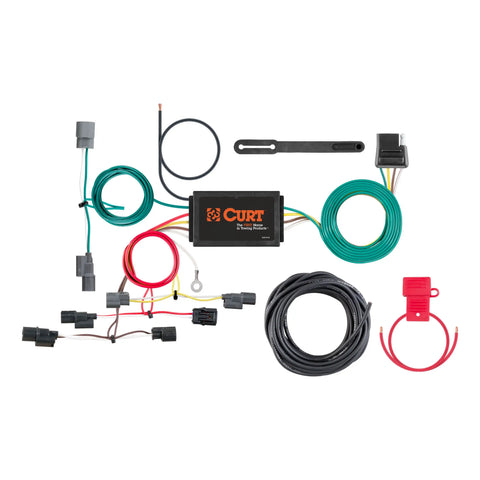 CURT 56396 - Custom Wiring Harness 4-Way Flat Output Select Honda Civic