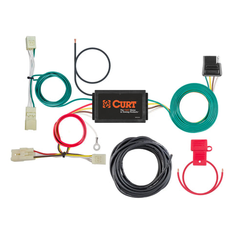 CURT 56410 - Custom Wiring Harness 4-Way Flat Output Select Kia Forte Koup