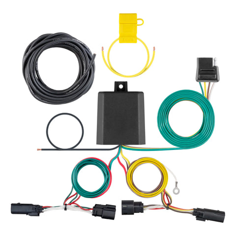 CURT 56419 - Custom Wiring Harness 4-Way Flat Output Select Chevrolet Trax