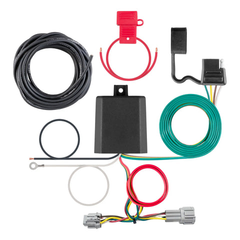 CURT 56423 - Custom Wiring 4-Way Flat Select Nissan Frontier Quest Mercury Villager