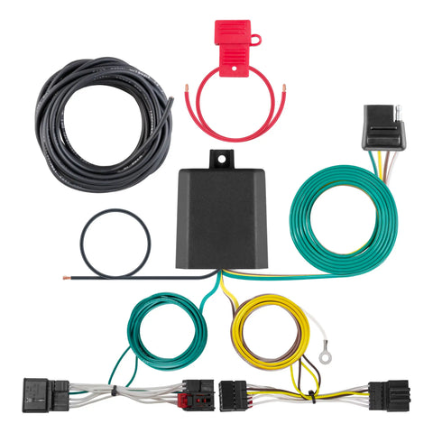 CURT 56440 - Custom Wiring Harness 4-Way Flat Output Select Volkswagen Passat