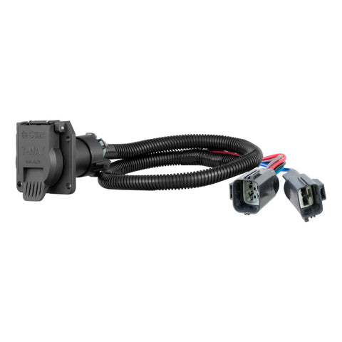 CURT 56443 - Custom Wiring Harness 7-Way RV Blade Output Select Ford F-250 F-350 F-450