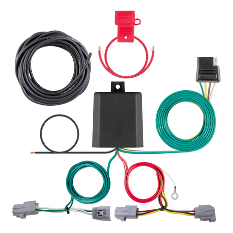 CURT 56452 - Custom Wiring Harness 4-Way Flat Output Select Toyota Highlander