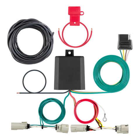 CURT 56468 - Vehicle-Side Custom 4-Pin Trailer Wiring Harness Fits Select Ford Br