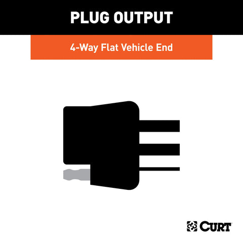 CURT MFG 56500 CUSTOM TOWED-VEHICLE RV WIRING HARN