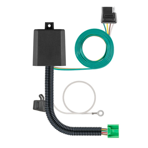 CURT 56519 WIRING & SERVICE ACCESSORYS RV CUSTOM WIRING HARNESS 4-WAY FLAT