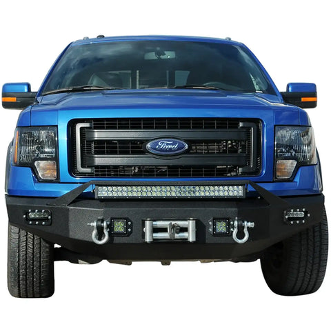 Paramount Automotive 57-0110 - 09-14 Ford F-150 LED Front Winch Bumper